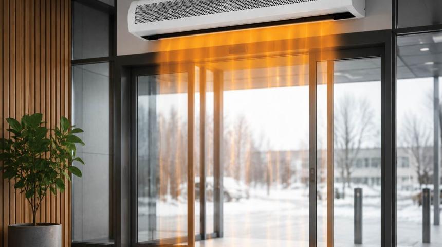 Тепловые завесы: как выбрать оборудование для защиты входных проемов