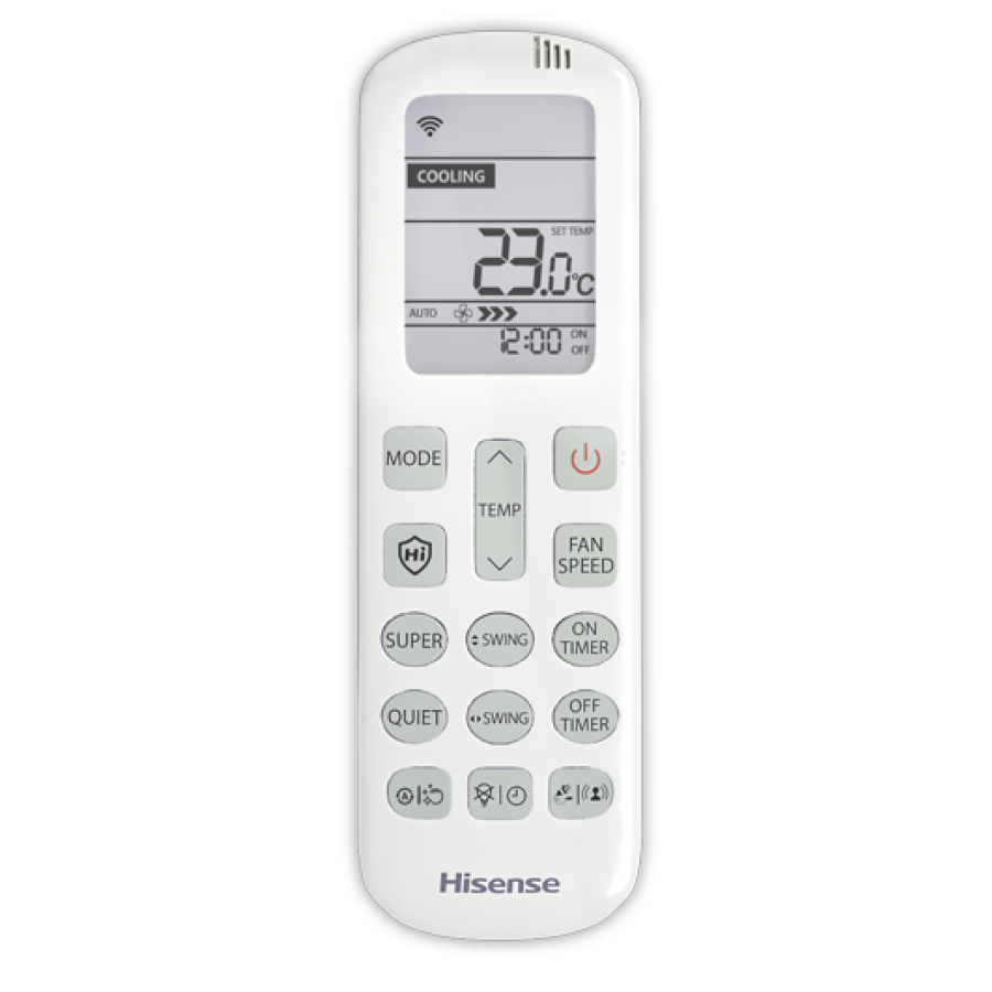 Инверторная сплит-система Hisense серии ZOOM DC Inverter Wi-Fi AS-24UW4RBTKB00 (комплект)