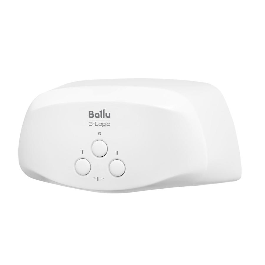 Увеличить Водонагреватель проточный Ballu 3-Logic TS (6,5 kW) - кран+душ