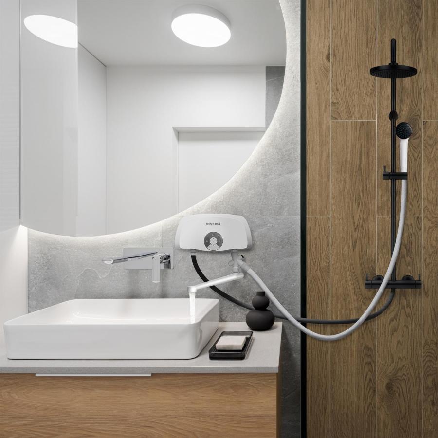 Увеличить Водонагреватель проточный Royal Thermo SmartFix TS (6,5 kW) - кран+душ